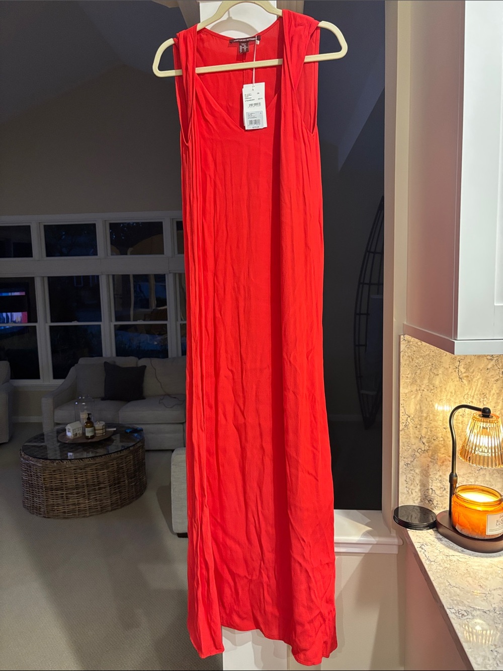 Comptoir Des Cotonniers Red Maxi Dress